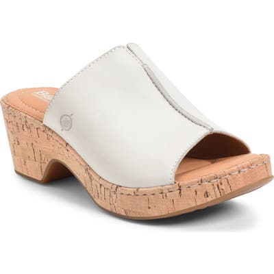 B?rn Asho Slide Sandal, White