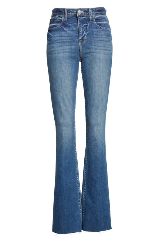 L'AGENCE L'AGENCE RUTH RAW HEM STRAIGHT LEG JEANS