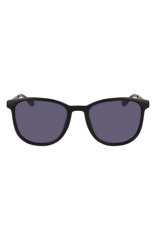 52mm Round Sunglasses in Black