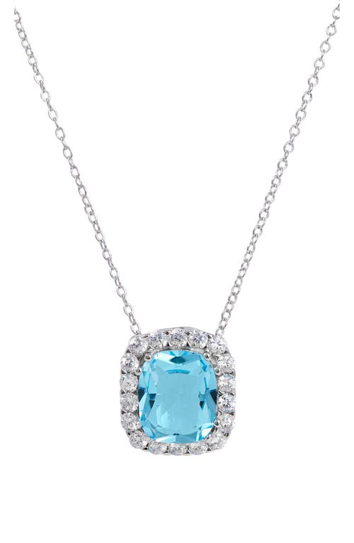 SAVVY CIE JEWELS Cushion Pendant Necklace in at Nordstrom