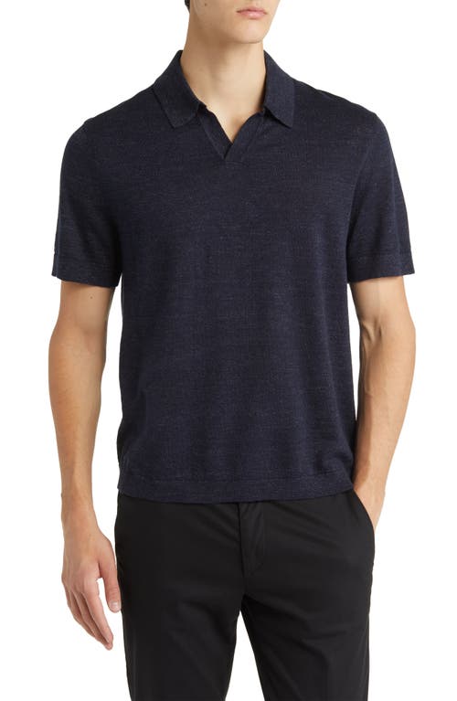 Theory Brenan Linen Blend Polo at Nordstrom,