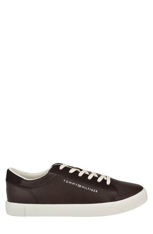 Tommy Hilfiger Low Top Sneaker In Dark Brown
