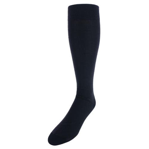 Shop Trafalgar Maxwell Over The Calf Cashmere Blend Socks In Black