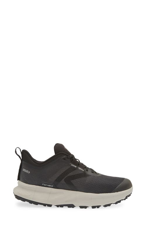 Keen Wk450 Waterproof Walking Sneaker In Black/magnet