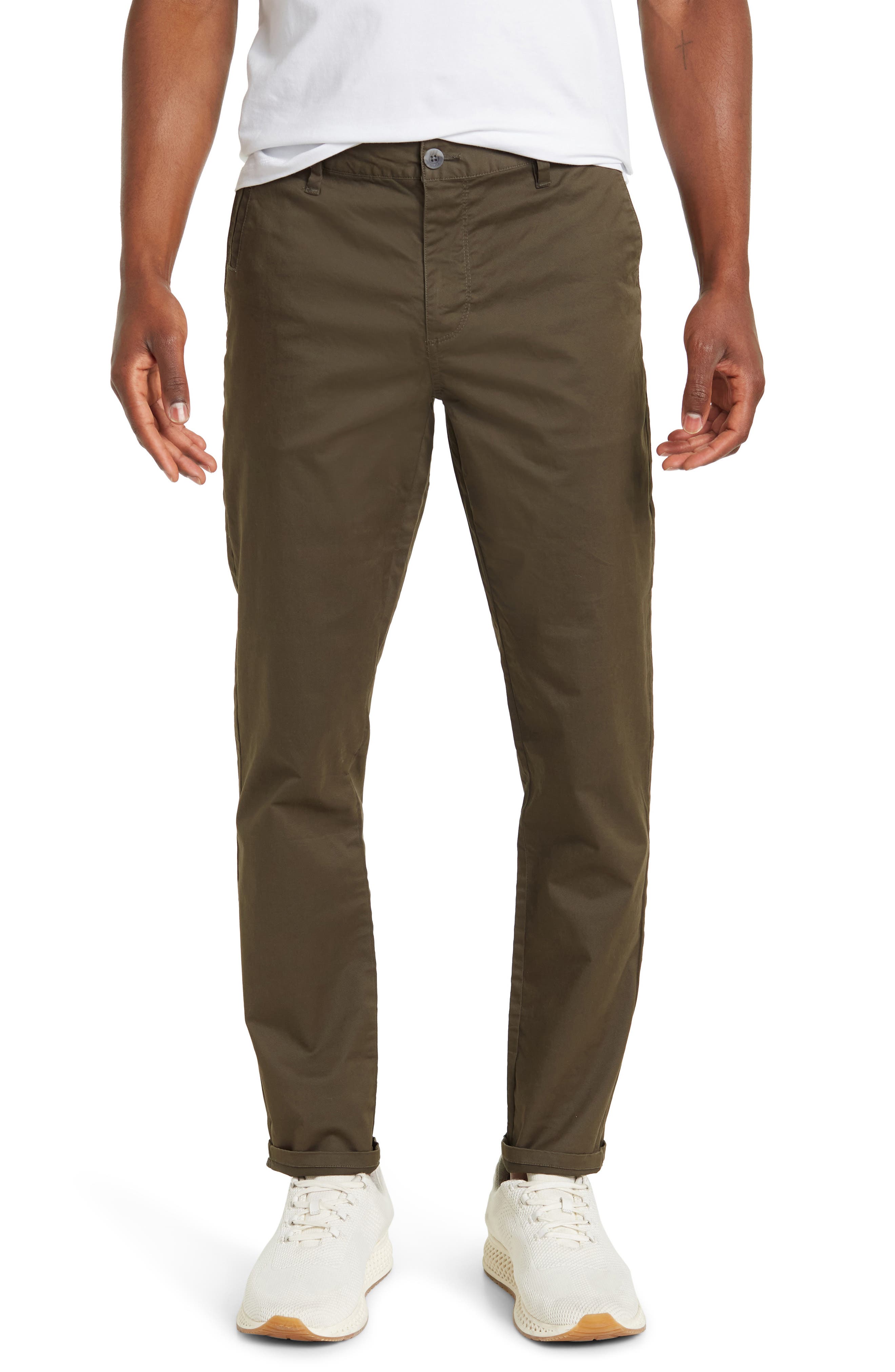 khaki jeggings