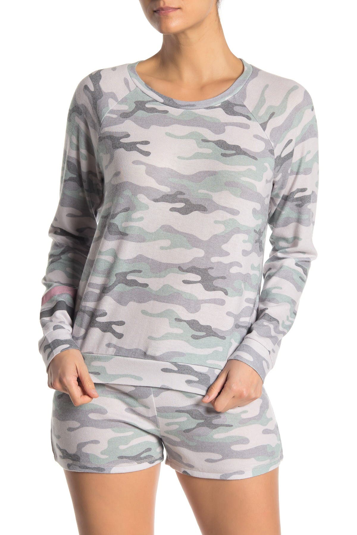 pj salvage camo cardigan
