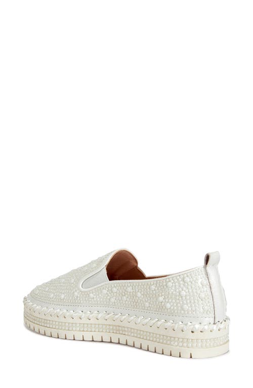 Shop Azalea Wang Rhinestone Sneaker In White