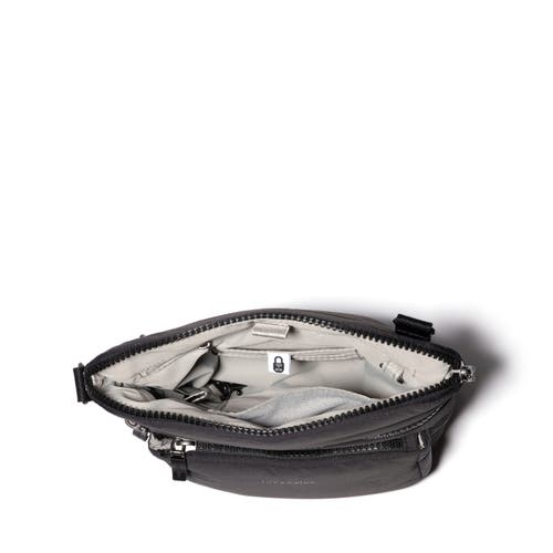Baggallini Modern Pocket Crossbody Bag In Black Puff