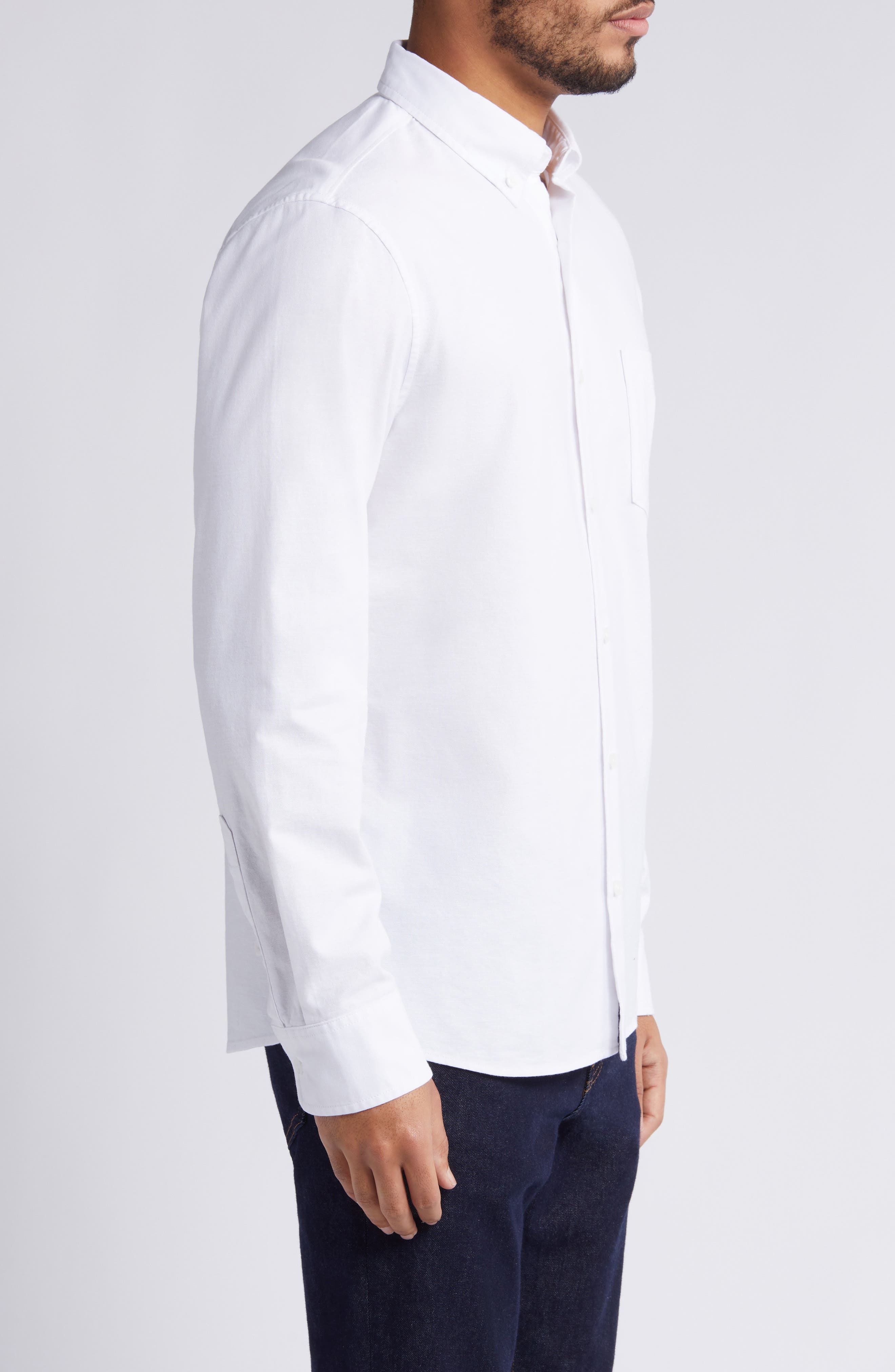 Nordstrom Oxford Button-Up Performance Shirt | Nordstrom