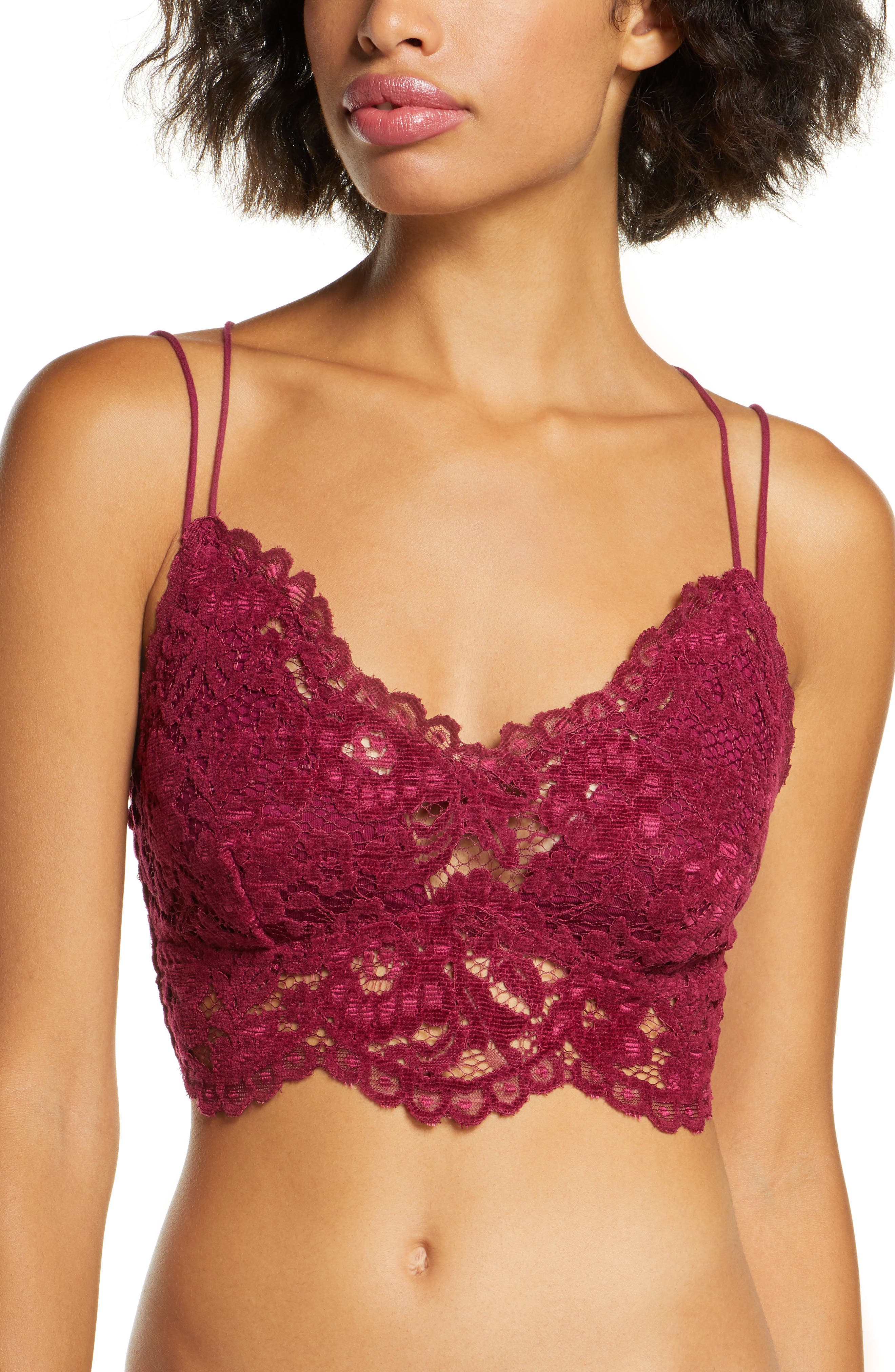 lace bralette longline