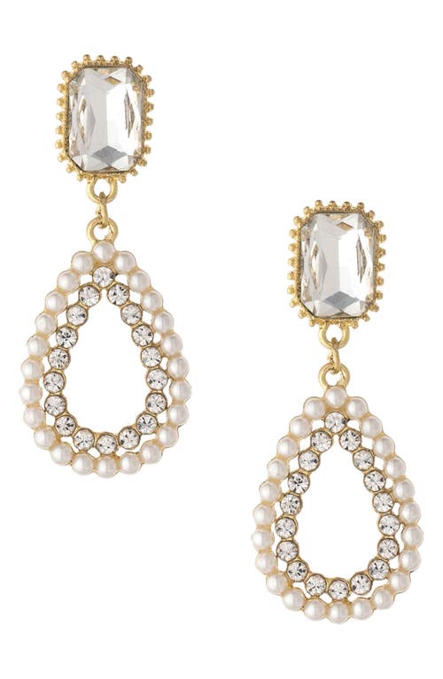 Ettika Bridal Luxe Drop Earrings in Gold
