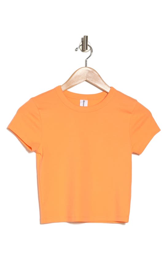 Abound Short Sleeve Baby Tee In Coral Sherbet