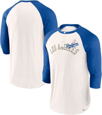 Men's Los Angeles Dodgers Royal Big Logo Button-Up Shirt