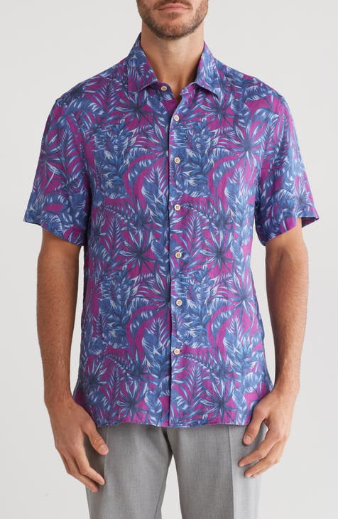 Reserve Rivera Short Sleeve Linen Button-Up Short