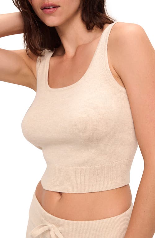 Eberjey Sweater Knit Tank In Oat