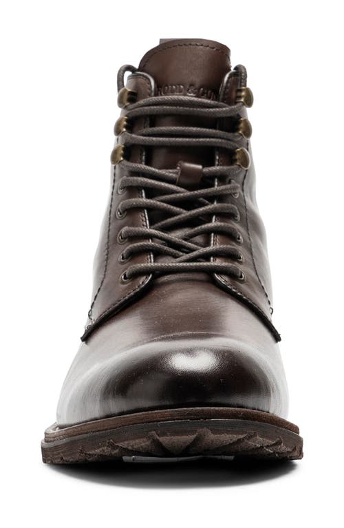 Shop Rodd & Gunn Franz Lace-up Military Boot In Testa Di Moro