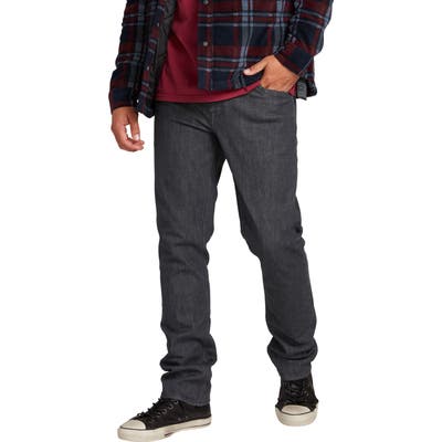 Volcom Vorta Straight Leg Jeans, Grey