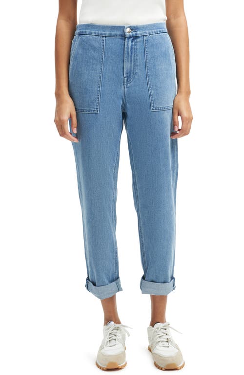 JEN7 by 7 For All Mankind The Everyday Relaxed Straight Leg Denim Pants in Newton