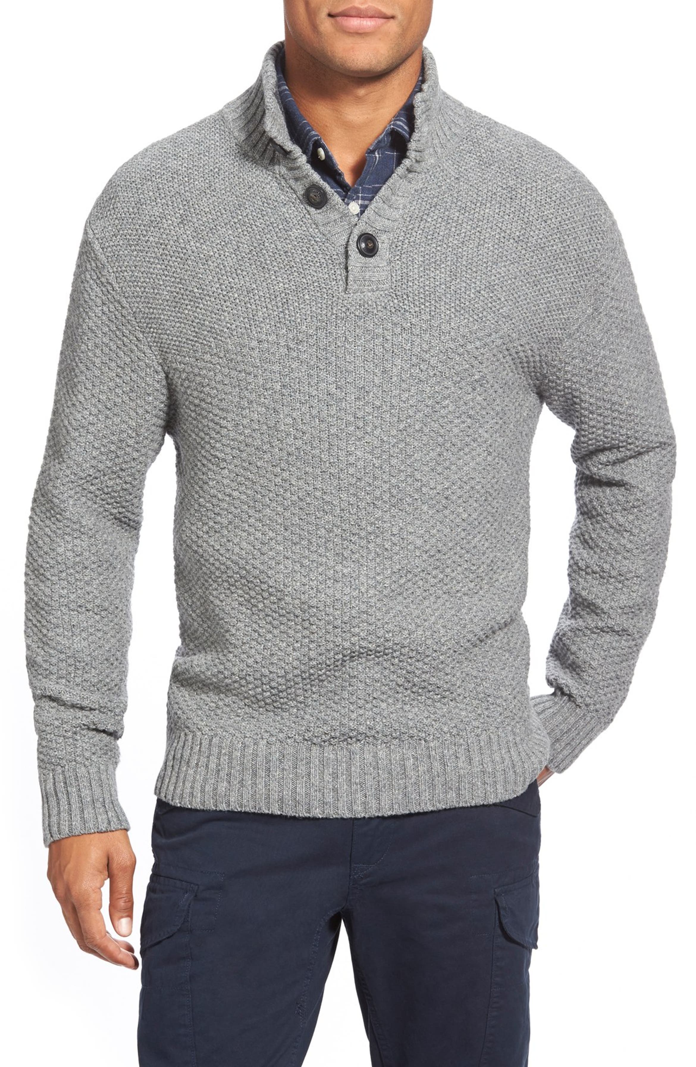 Grayers 'Thorton' Mock Neck Henley Sweater | Nordstrom