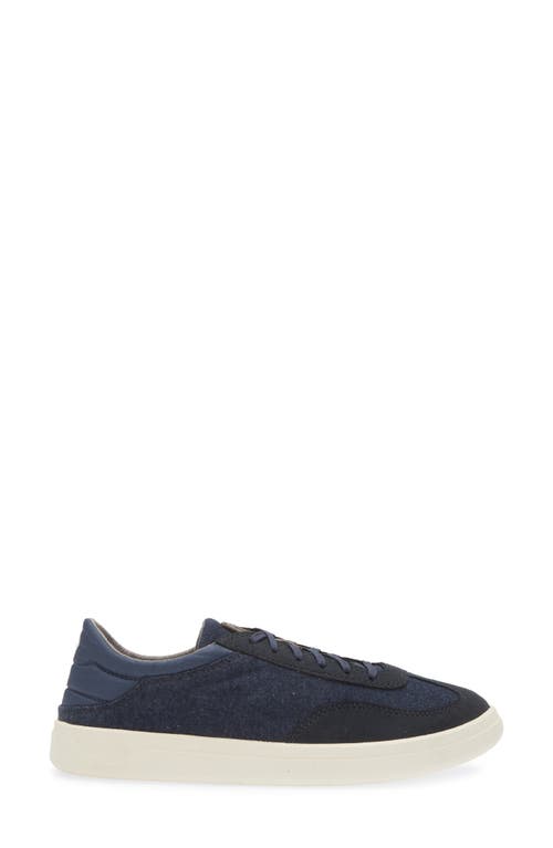 Shop Olukai Pūliki Lace-up Sneaker In Blue Depth/vintage Indigo