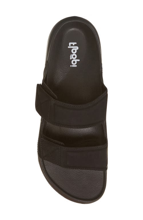 Floopi Slide Sandal In Black