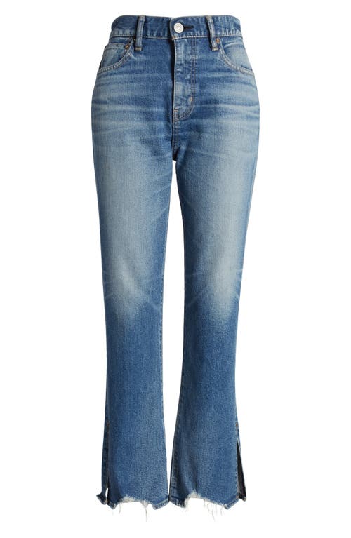 MOUSSY MOUSSY VINTAGE MV BRIARWOOD DISTRESSED ANKLE FLARE JEANS 