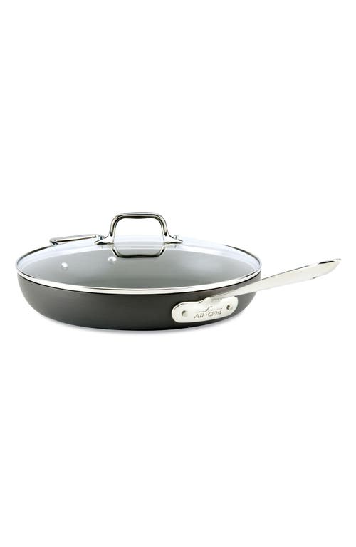 All-Clad HA1 12-Inch Fry Pan with Lid in Black at Nordstrom