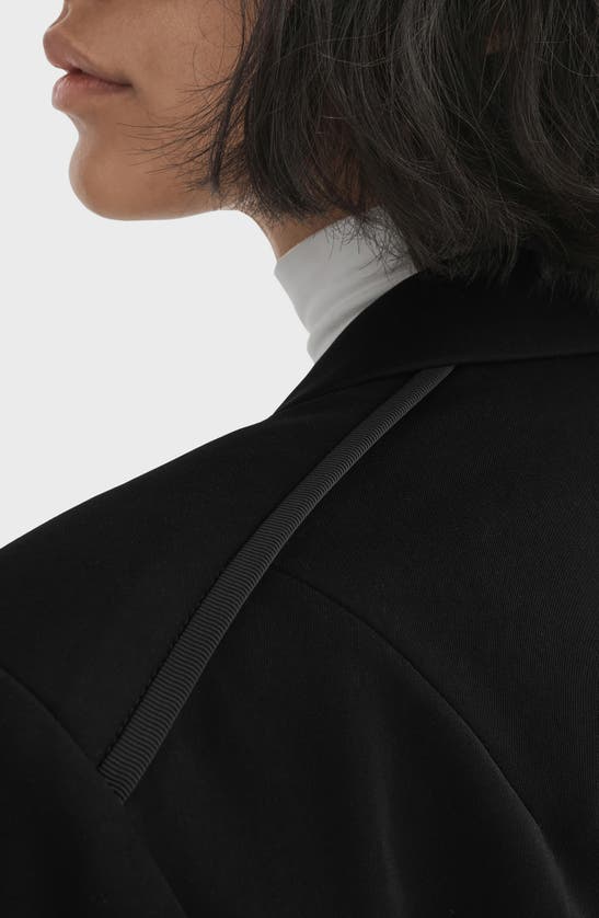 Rag & Bone Tessa Japanese Crepe Blazer In Black