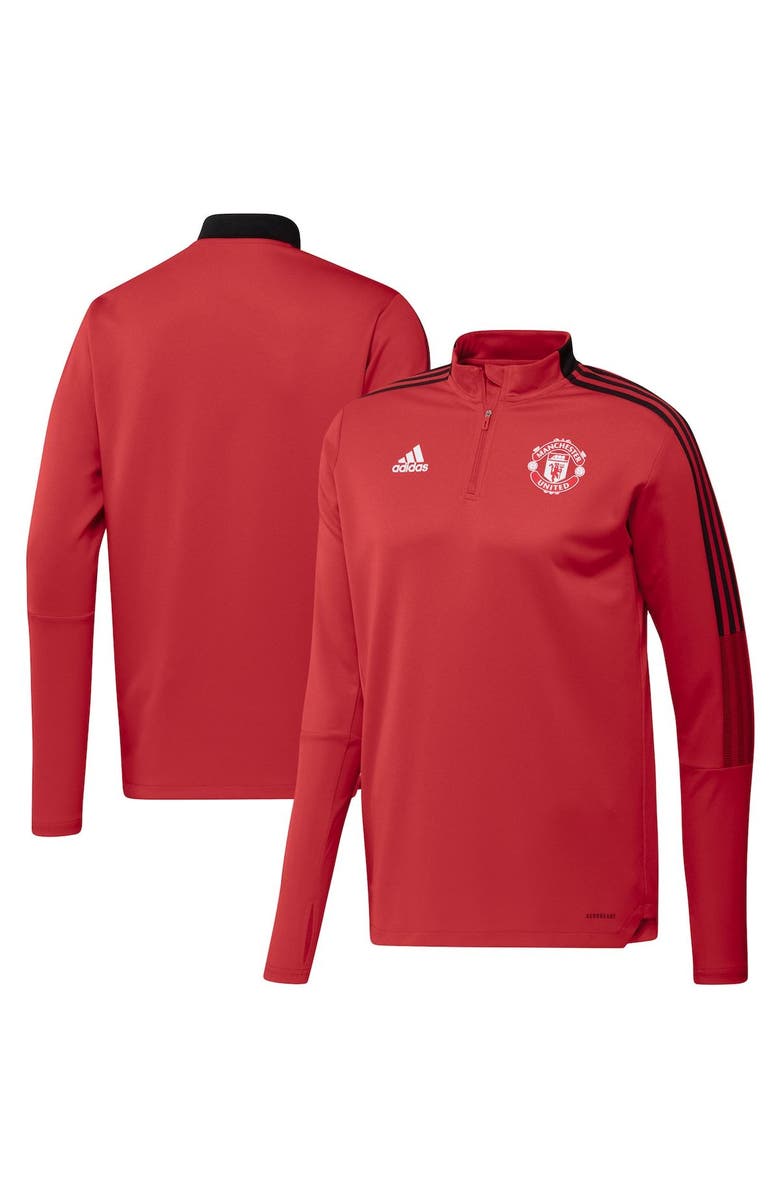 Verkeerd Poëzie regeren adidas Men's adidas Red Manchester United Track AEROREADY Quarter-Zip Jacket  | Nordstrom
