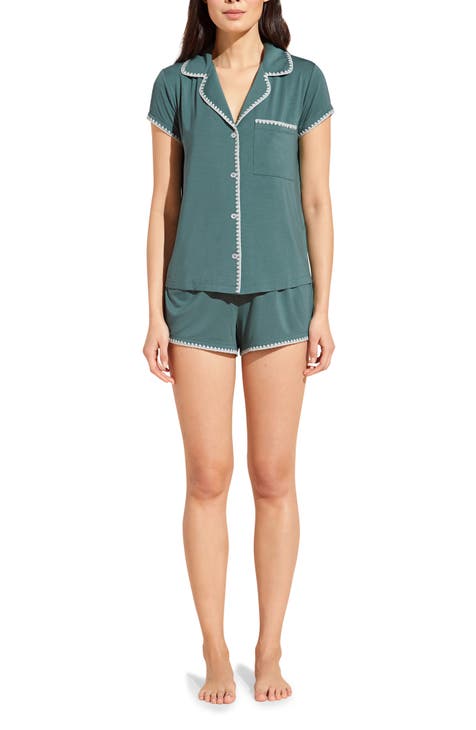  Green Weed Leaves Women's Pajama Sets Long Sleeve Sleepwear Pj  Set Soft Loungewear S : Sports & Outdoors
