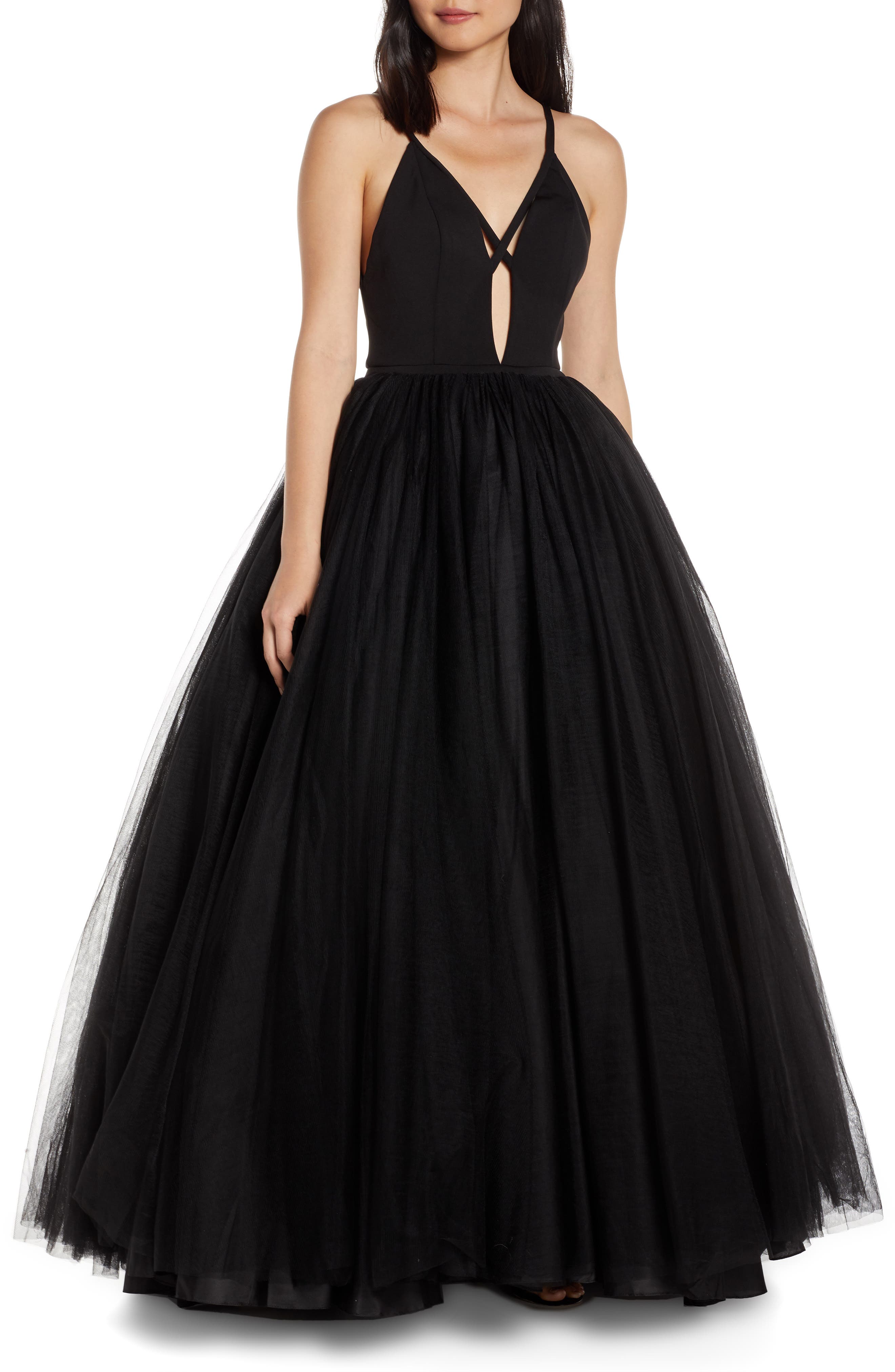 nordstrom black prom dress