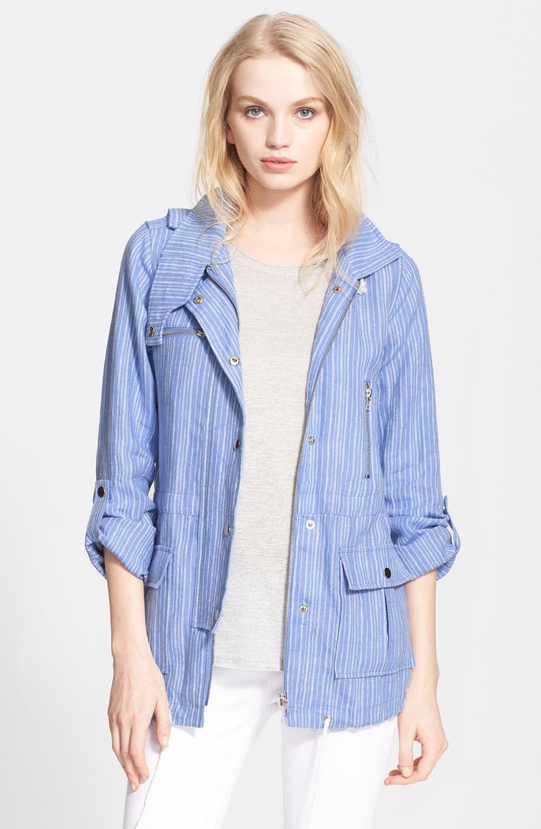 Joie 'Barker A' Stripe Linen Jacket | Nordstrom