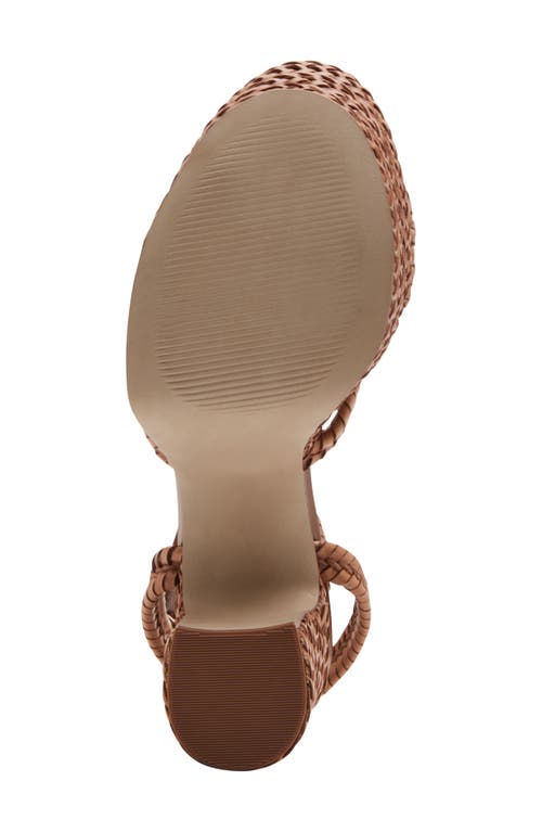 Shop Steve Madden Ibiza Ankle Strap Platform Sandal In Cognac