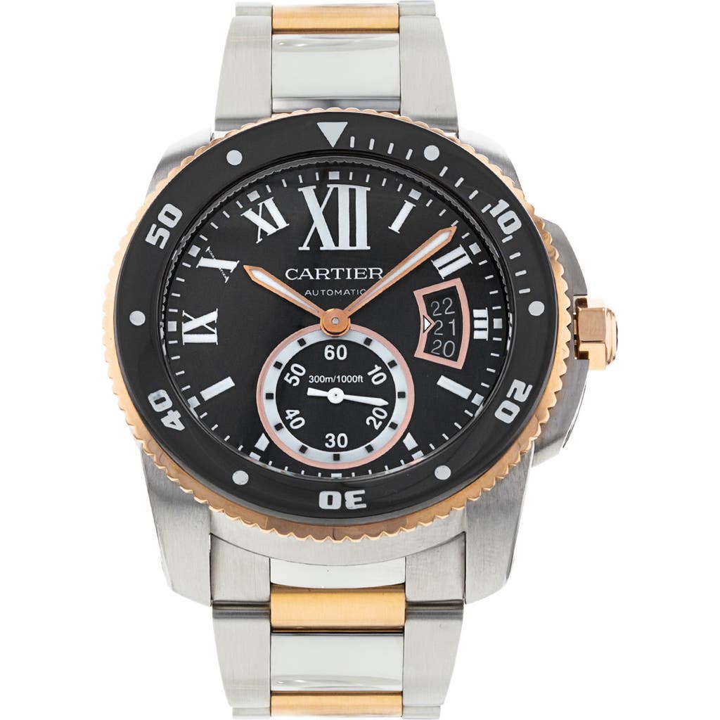 WATCHFINDER & CO. WATCHFINDER & CO. PREOWNED CALIBRE WATER RESISTANT BRACELET WATCH, 42MM