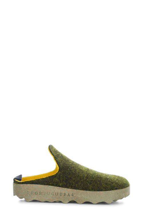 Shop Asportuguesas By Fly London Fly London Come Sneaker Mule In Forest Tweed/felt