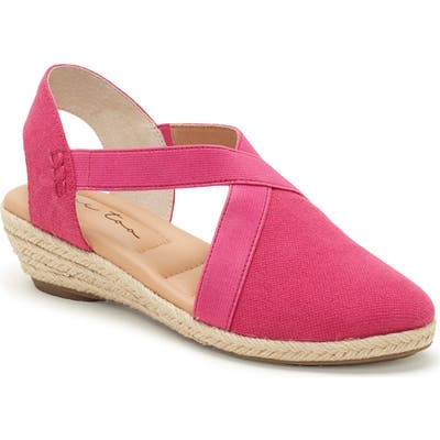 Me Too Nissa Espadrille Wedge- Pink