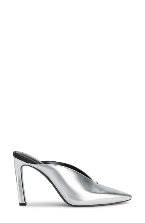 Shop Dkny Cadena Mule In Silver