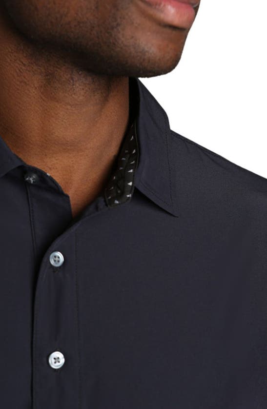 Shop Jachs Gravityless Performance Polo In Black