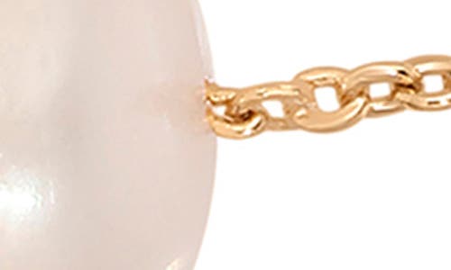 Shop Ettika Freshwater Pearl Threader Earrings In Gold