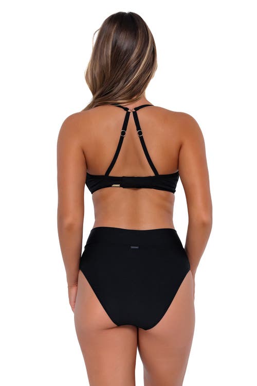 Shop Sunsets Summer Lovin' V-front In Black