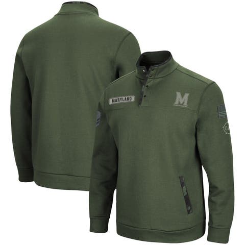 Men's Nike Olive Philadelphia Eagles 2022 Salute to Service Shield  Quarter-Zip Top