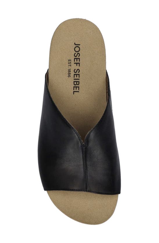 Shop Josef Seibel Quinn 01 Wedge Sandal In Black