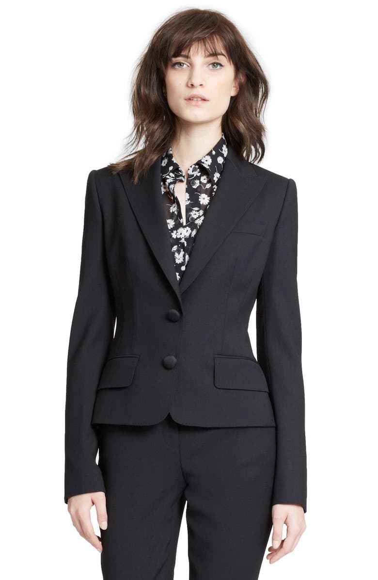 Dolce&Gabbana Two Button Stretch Wool Jacket | Nordstrom