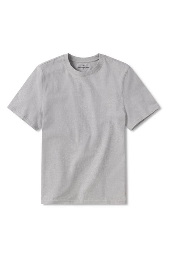 Shop The Normal Brand Lennox Cotton T-shirt In Heathered Grey