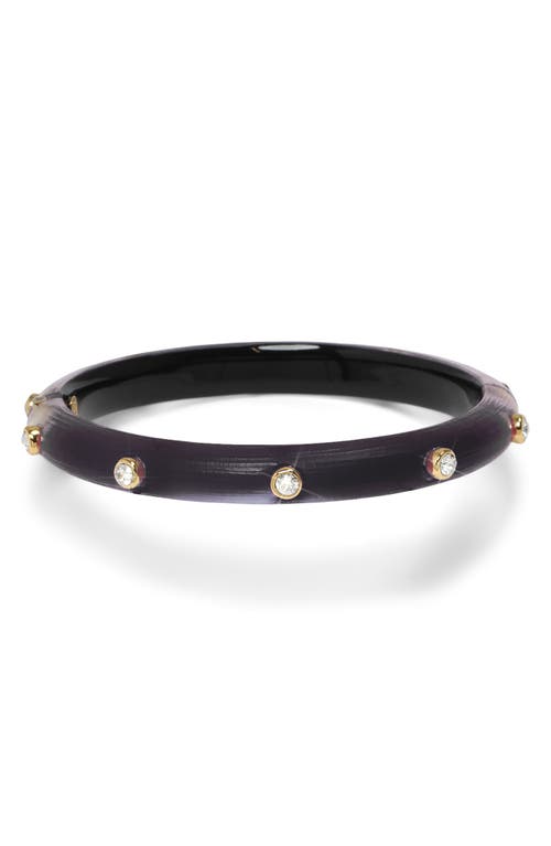Alexis Bittar Crystal Stud Lucite Bangle in Black at Nordstrom