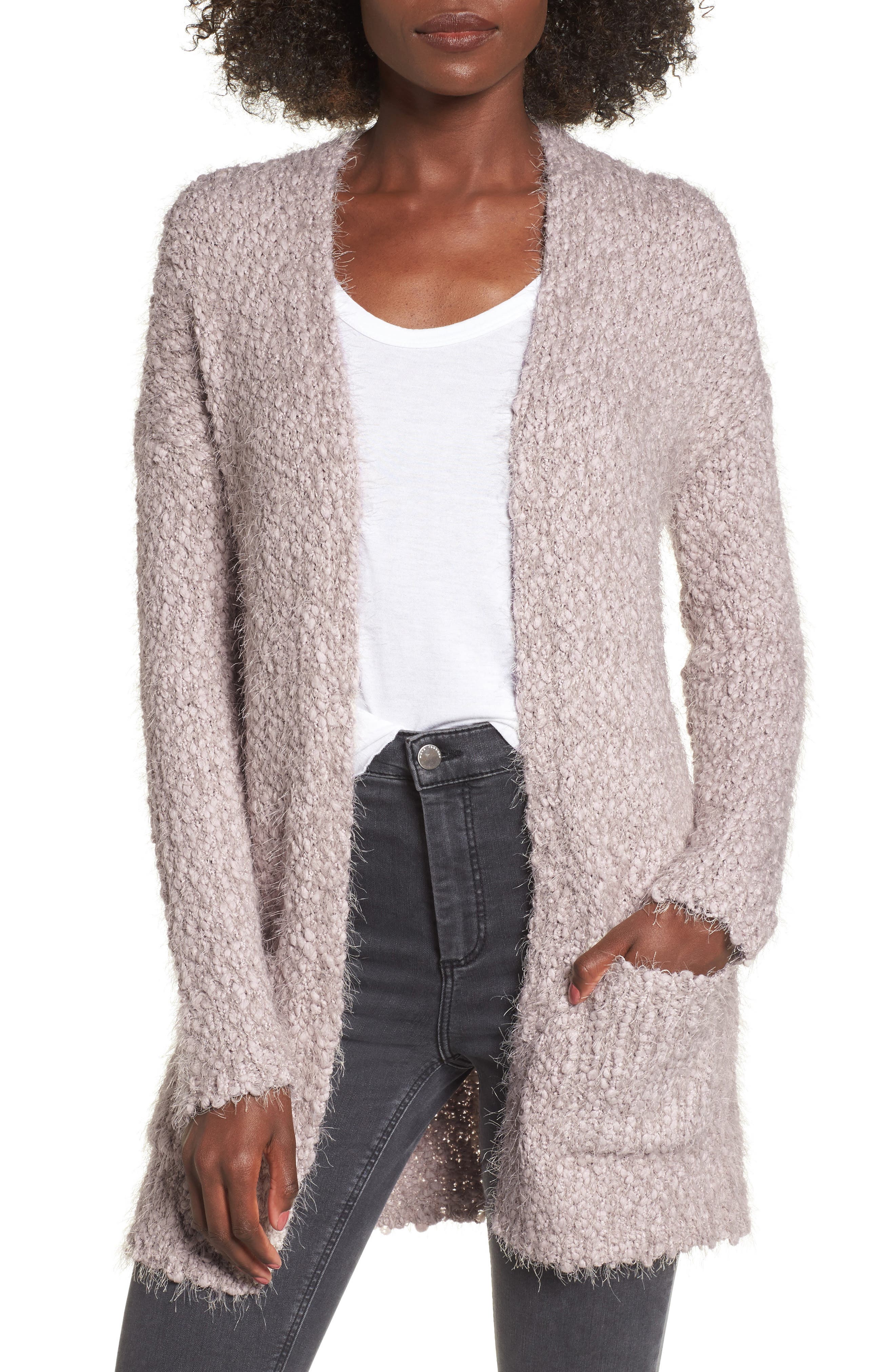 woven heart cardigan
