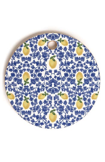 Deny Designs Island Dreams Cutting Board In Blue