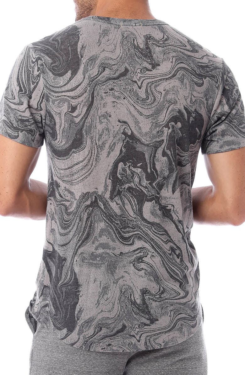Alternative Men's Eco-Jersey Shirttail Printed T-Shirt, Alternate, color,