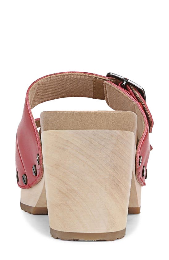 Dr. Scholl's Original Vibe Platform Slide Sandal In Heritage Red