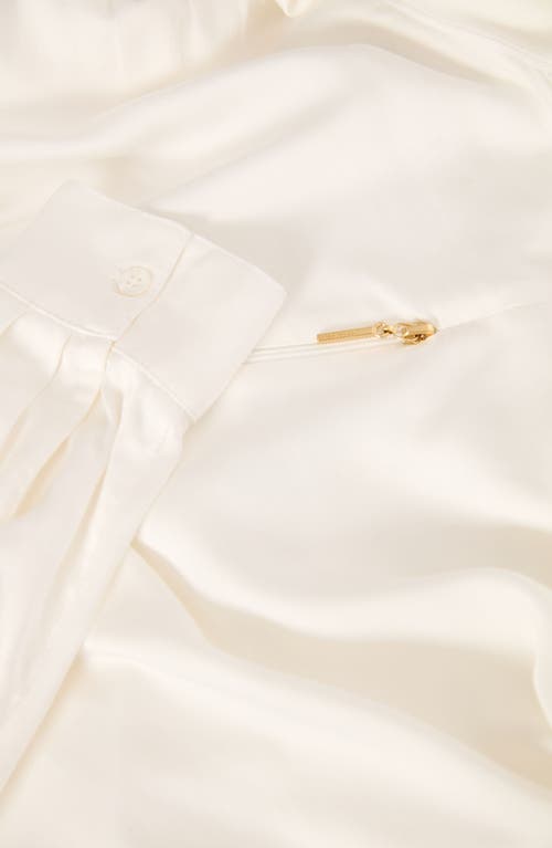 Cache Coeur Harry Maternity/nursing Tunic Top In Ivory